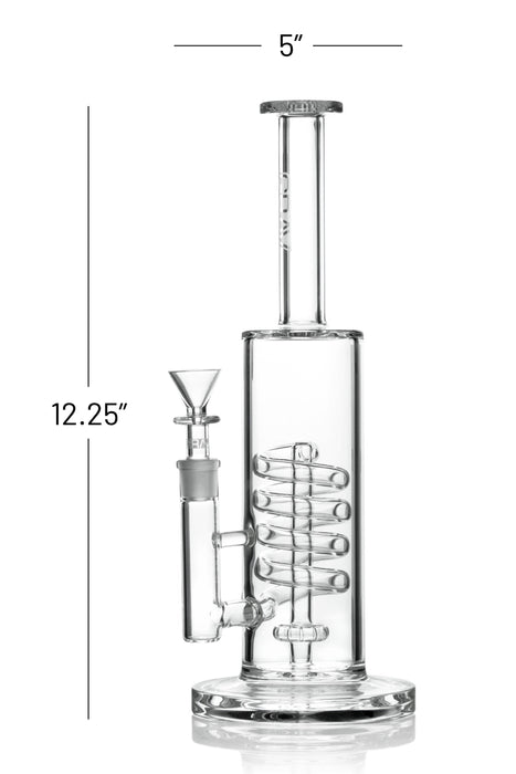 GRAV® Clear Coil Showerhead Water Pipe