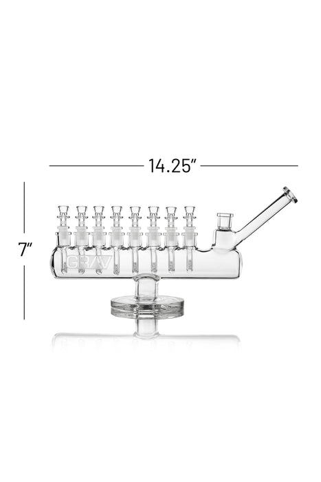 GRAV® Clear Menorah