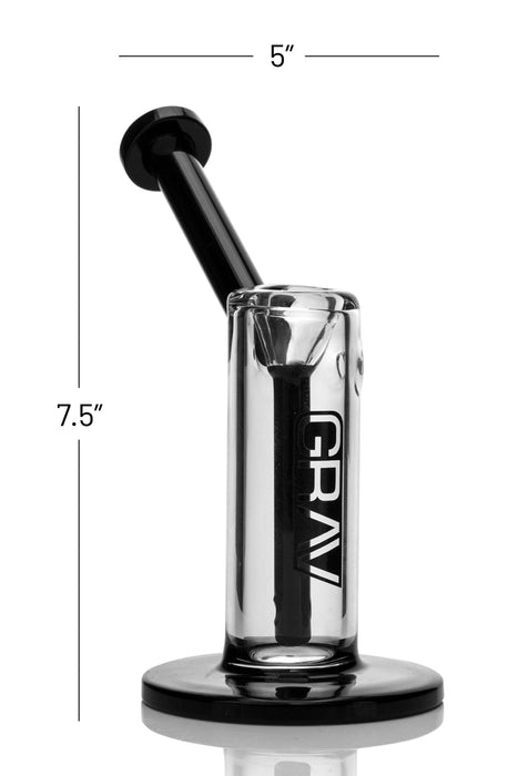 GRAV® Small Upright Bubbler - Black Accents