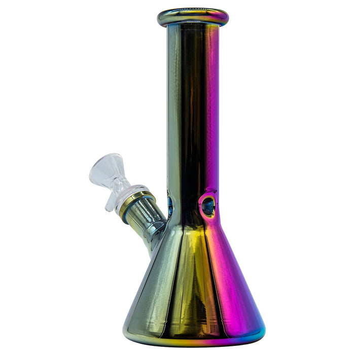 Glassic Iridescent Rainbow Beaker Bong