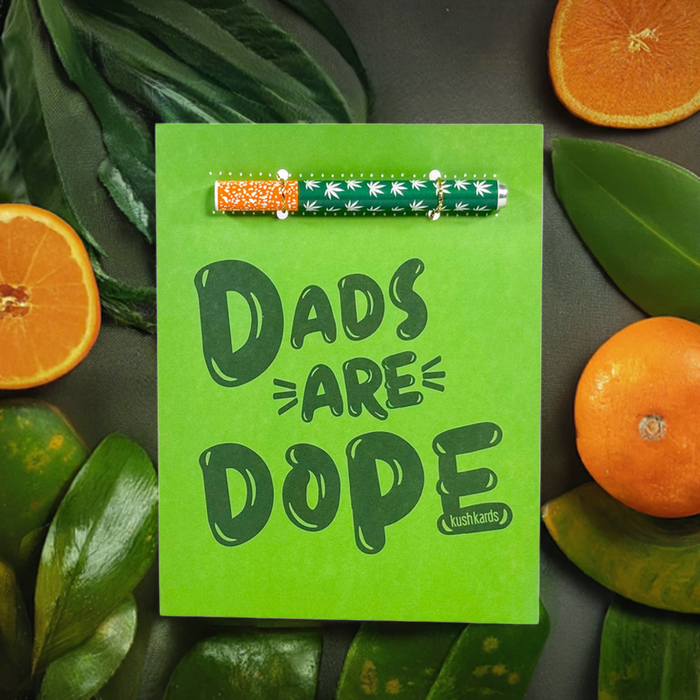 Dope Dad Greeting Card 💚