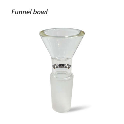 14mm Male Joint Funnel Glass Bowl