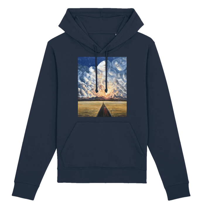 Graphic Hoodie - "Clouds" by Jack Downs - Patientopia, The Community Smoke Shop
