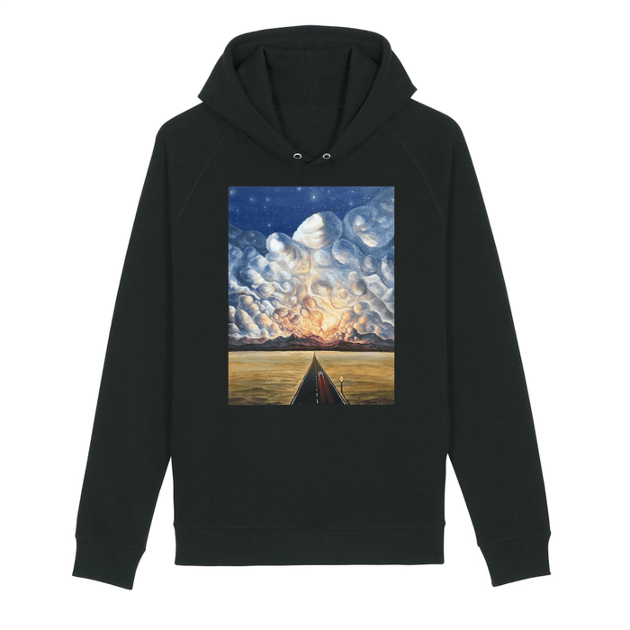 Graphic Hoodie - "Clouds" by Jack Downs - Patientopia, The Community Smoke Shop