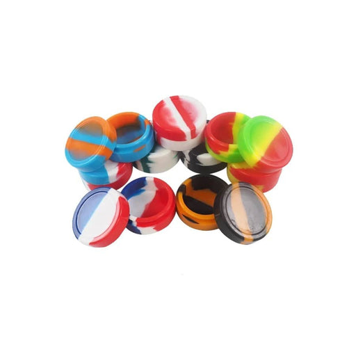 Silicone Containers - 22ml Round - 10Pcs - Patientopia, The Community Smoke Shop
