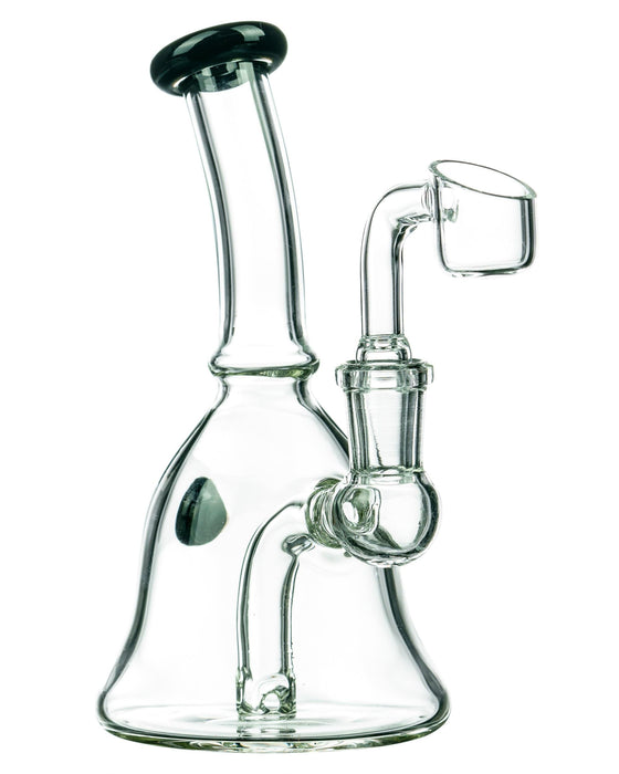 "The Blob" Marble Accented Mini Rig - Patientopia, The Community Smoke Shop
