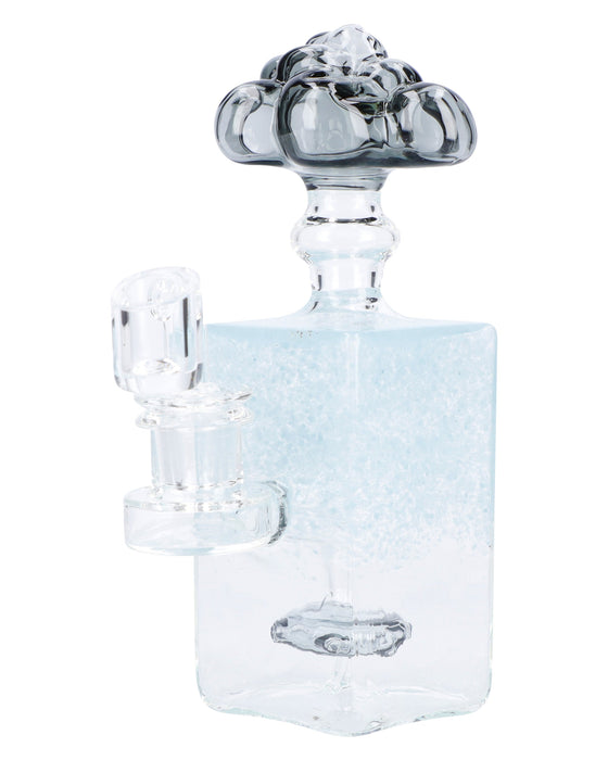 Bubbler w/Quartz-Light Blue-7in(RCL-S-002LB)