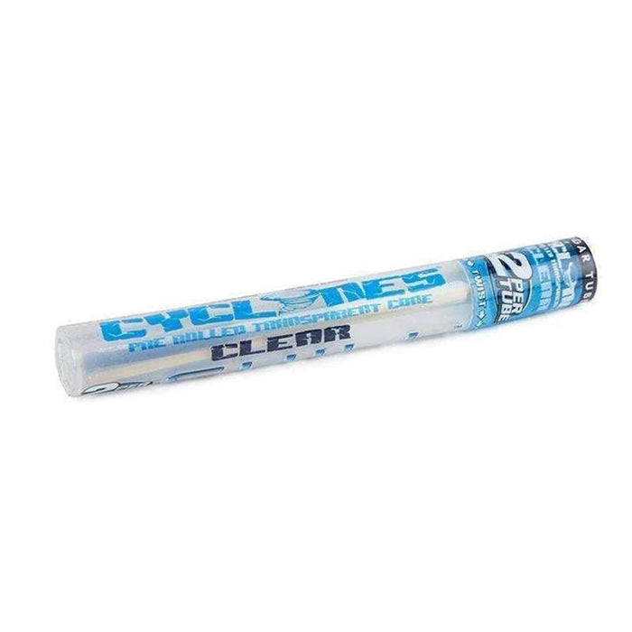 Cyclones Clear Pre-Rolled Cone - 2pk - Blue Chill