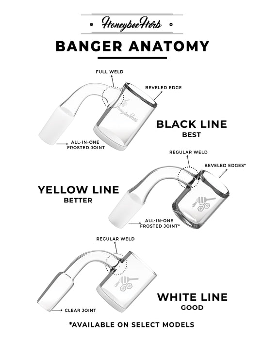 BEEHIVE QUARTZ BANGER - 45° DEGREE | YL