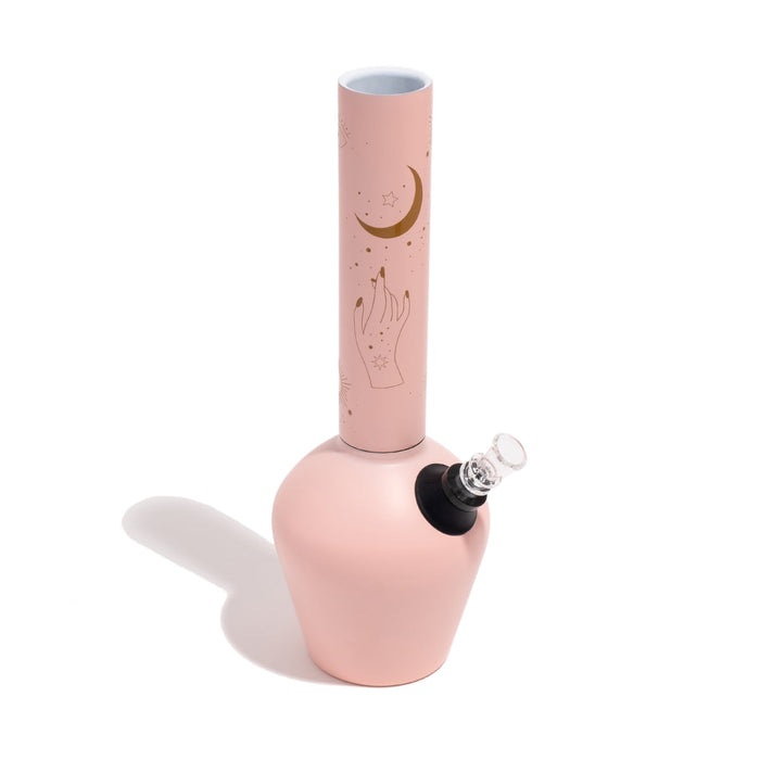 Chill Bong - Mix & Match Series - Embossed Celestial Matte Pink Neckpiece