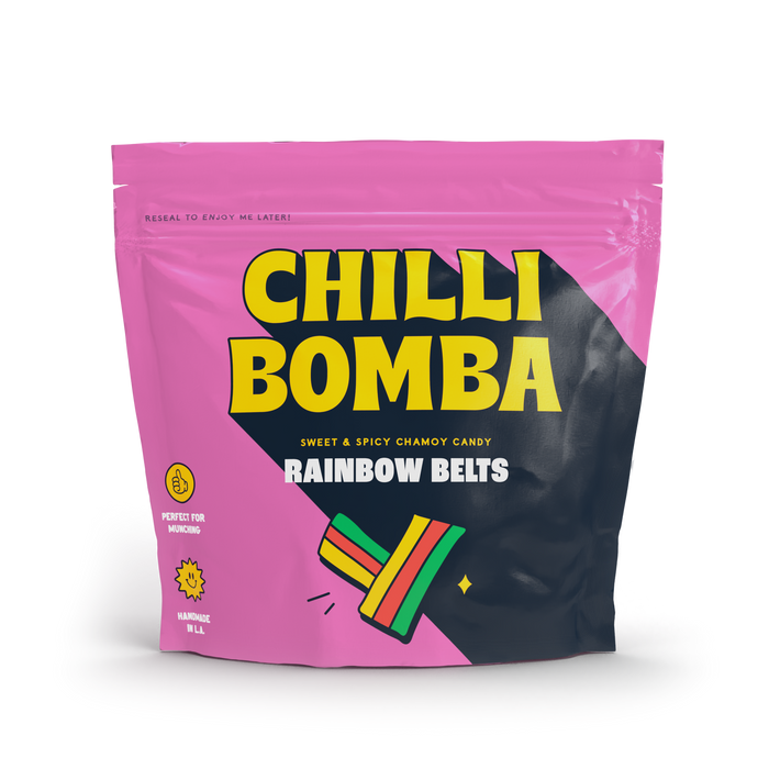Chilli Bomba Rainbow Belts Munchies 8oz