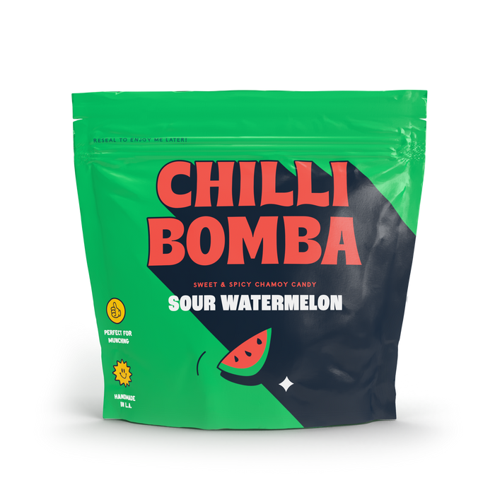Chilli Bomba Sour Watermelon Munchies 8oz