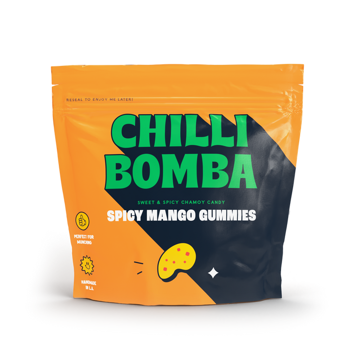 Chilli Bomba Spicy Mango Gummies Munchies 8oz