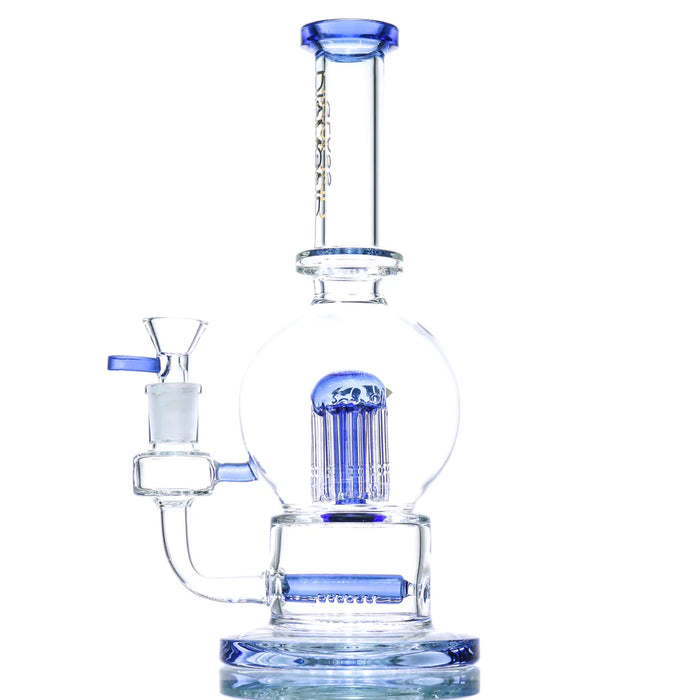 Diamond Glass Bubble Bong With Inline And Tree Perc