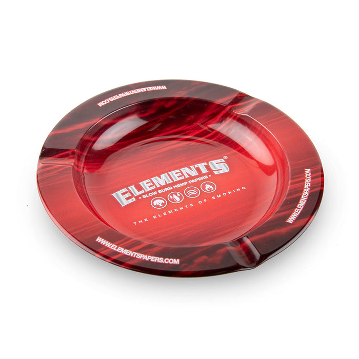 Elements Metal Ashtray - Red