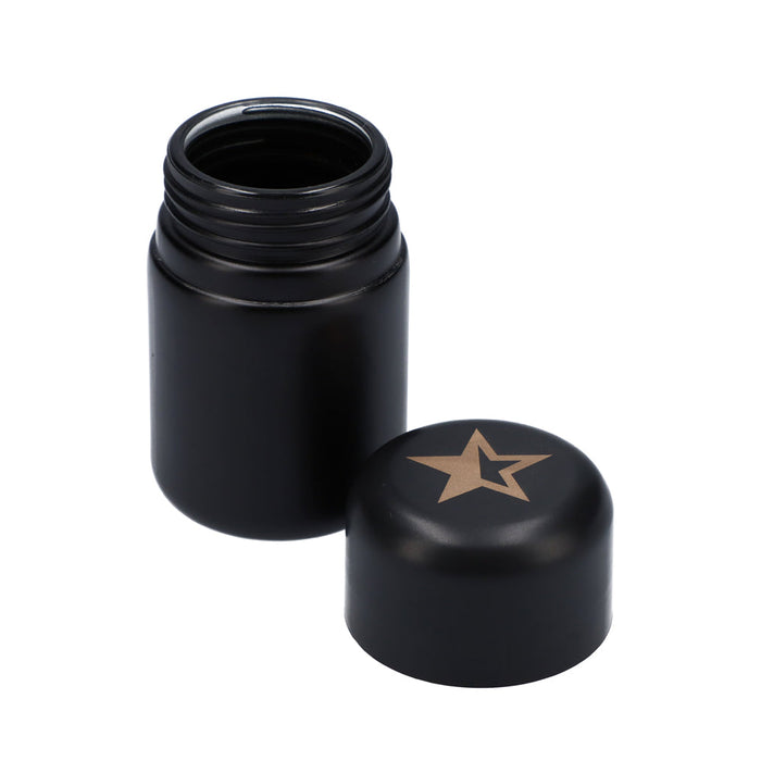 Black Glass Stash Jar