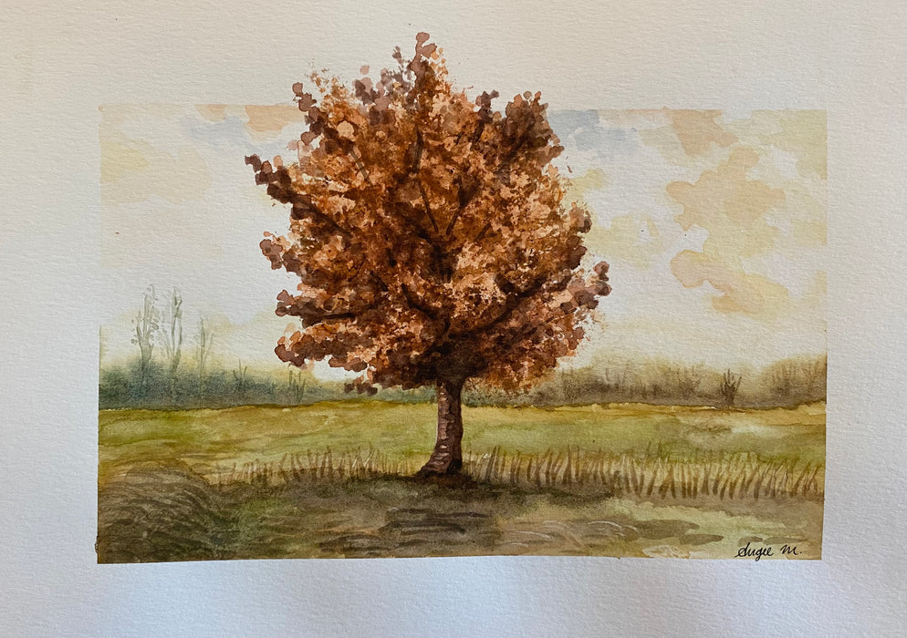 "Fall" Watercolor Painting - By A.M.