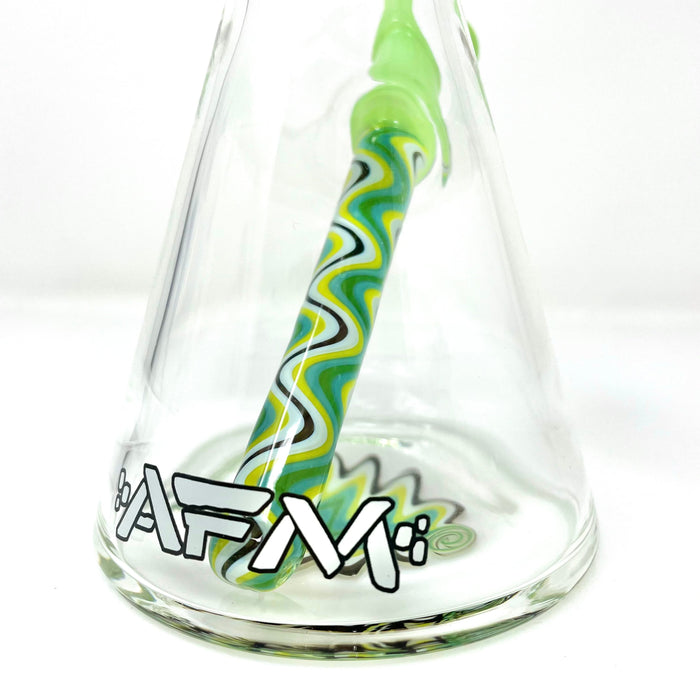 8.5" AFM Reversal Wig Wag Power Glass Beaker Bong