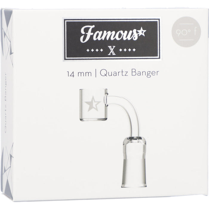 Famous X Replacement Banger - 90 Degree 14mm Female