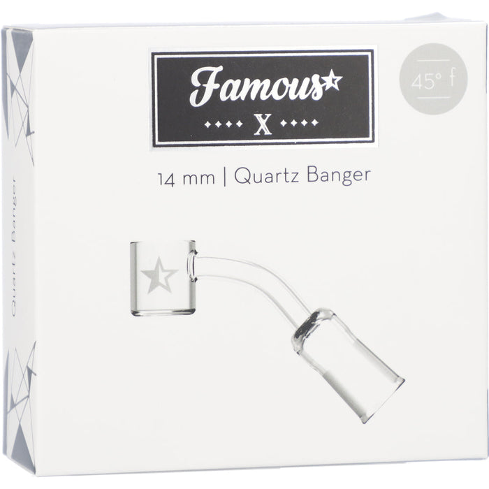 Famous X Replacement Banger - 45 Degree 14mm Female