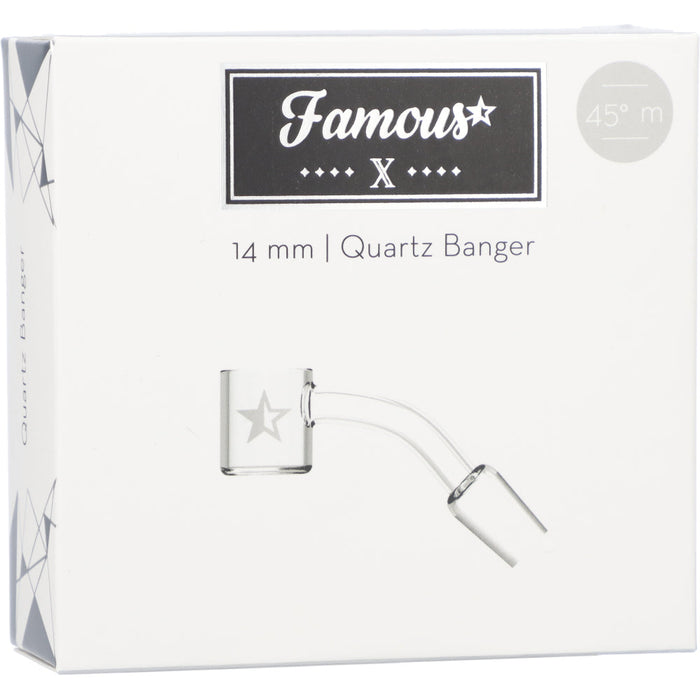 Famous X Replacement Banger - 45 Degree 14mm Male