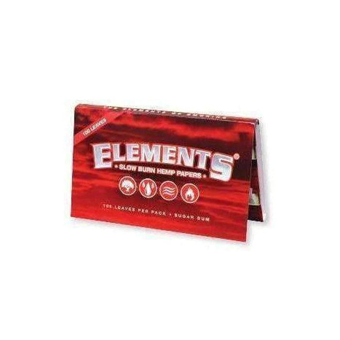 Elements Hemp Single Wide RED Double Pack