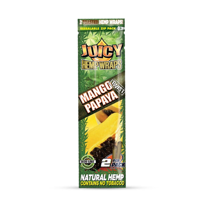 Juicy Jay's Hemp Wraps - 2pk - Mango Papaya