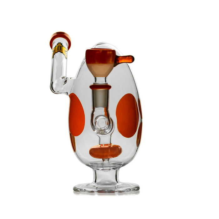 HEMPER - Spotted Egg Bong 7"