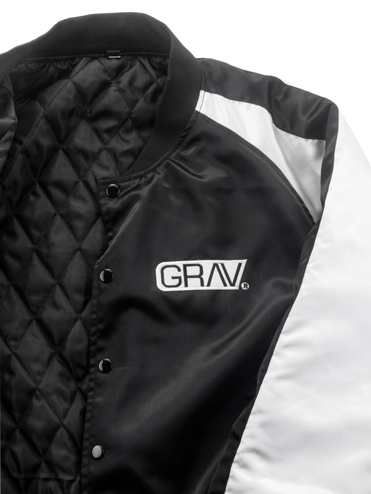 GRAV® Satin Bomber Jacket