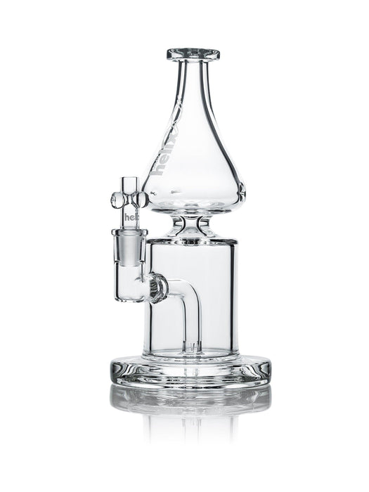 GRAV® Helix™ Clear Straight Base w/ Fixed Downstem Water Pipe