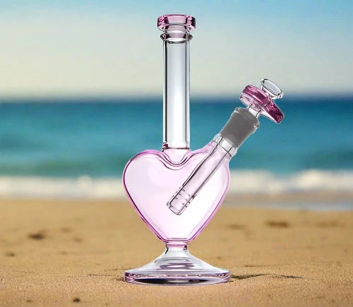 1Stop Glass Valentine Heart Bongs