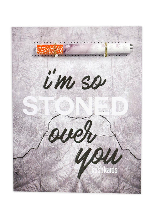 🪨 Stoned Over You Cannabis Greeting Card