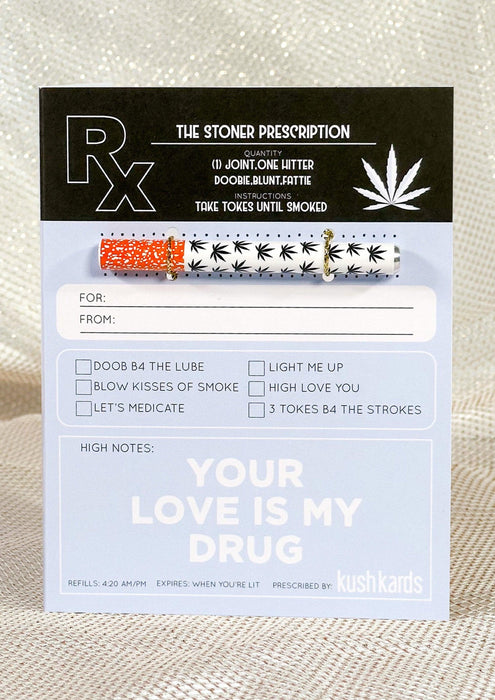 Stoner Prescription 🖤 Greeting Card