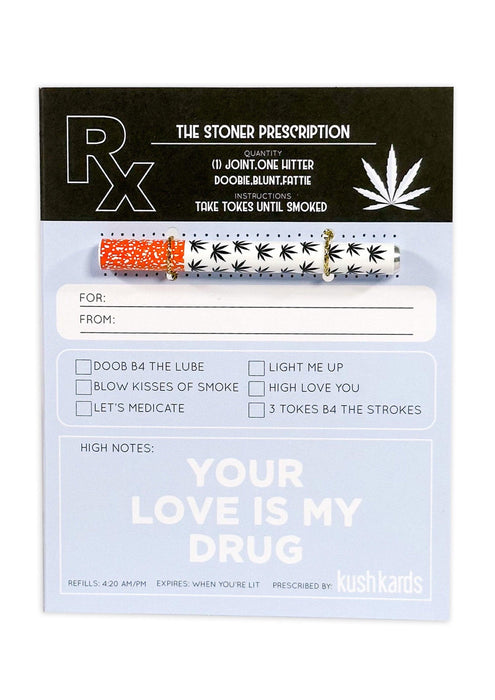Stoner Prescription 🖤 Greeting Card